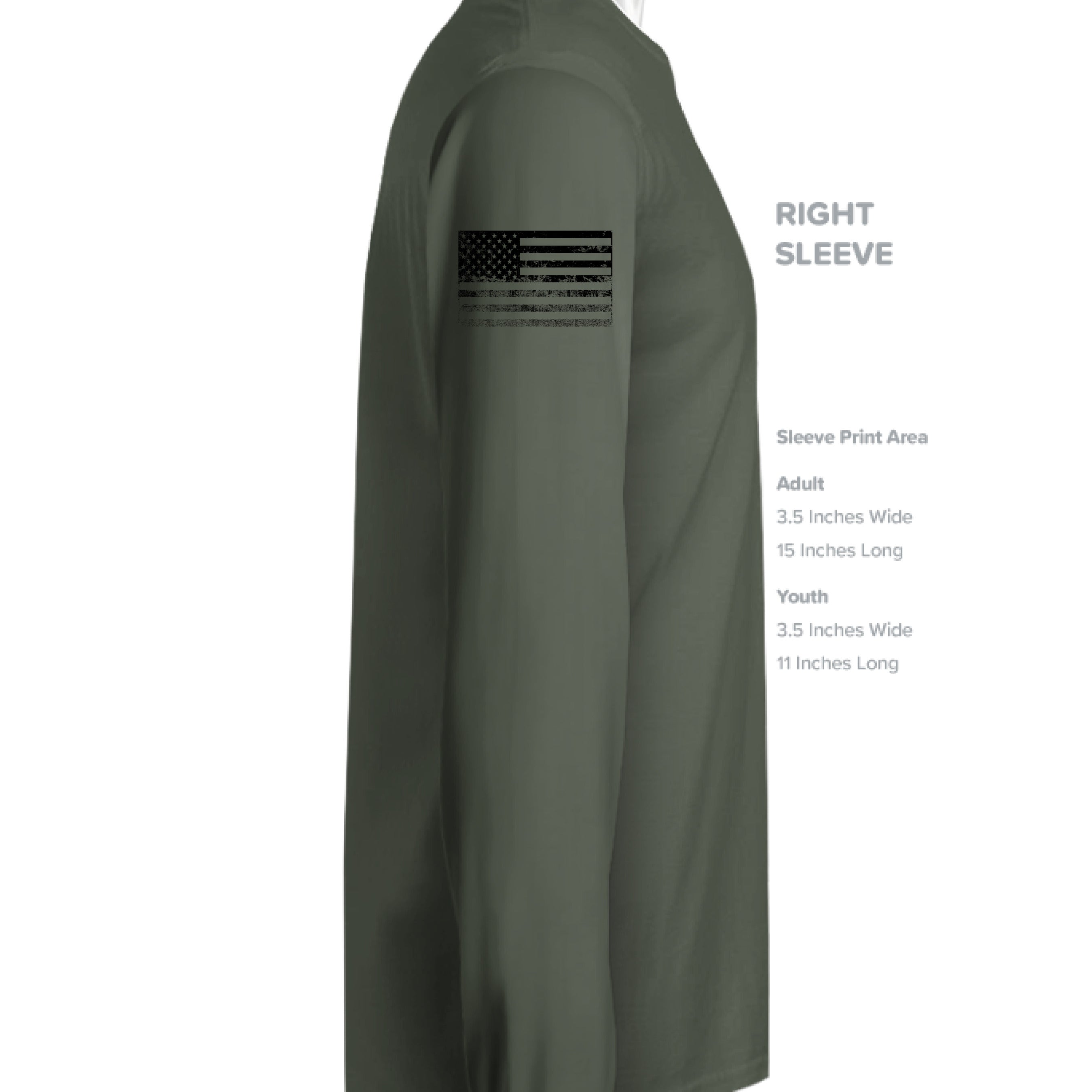 MILITARY GREEN - SLEEVE_RIGHT